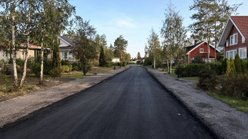 Asfaltering av samfällighetsväg