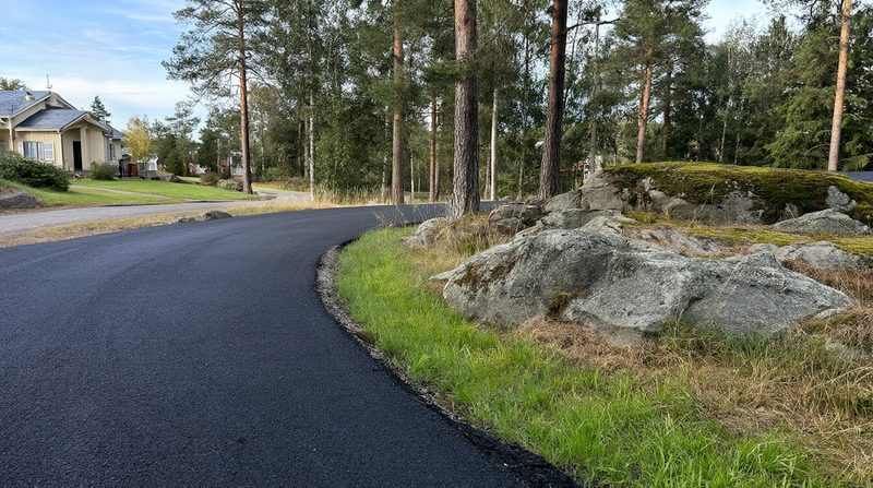 Asfaltering av samfällighetsväg